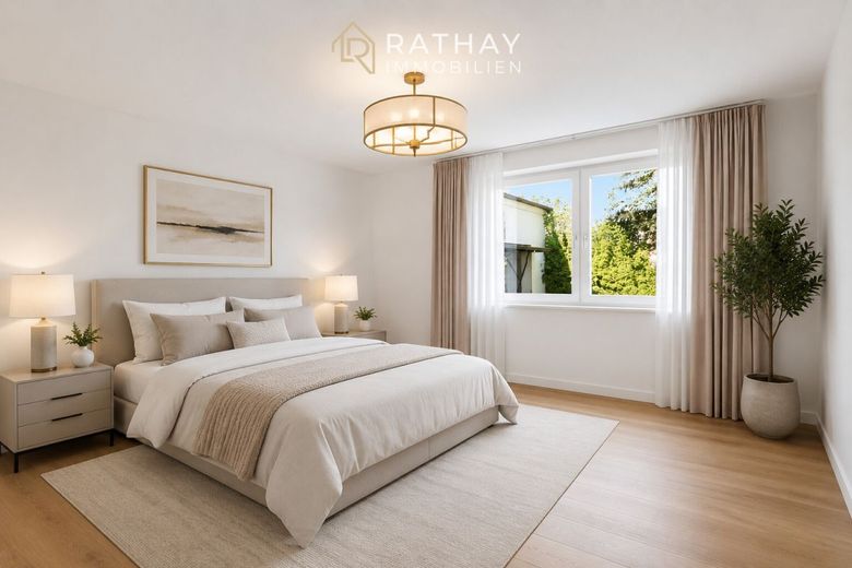 Charmanter Bungalow auf tollem Grundstück in Langquaid - viel Potenzial für Ihre Wohnideen – Visualisierung Elternschlafzimmer