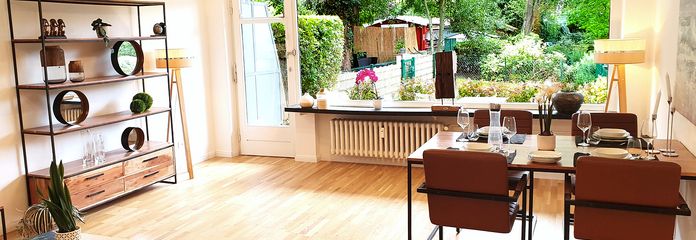 2-кімнатна квартира | Власний сад | Без комісії від власника – Wohnzimmer Gartenblick