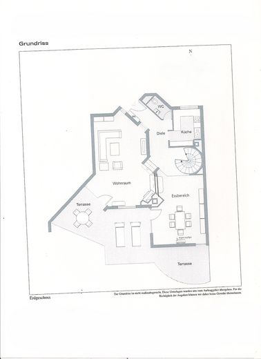 Grundriss Erdgeschoß