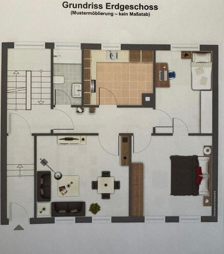 Vollvermietetes WG-Haus in Stuttgart, 10 Zimmer, 4,84 % Rendite, provisionsfrei – Foto 12