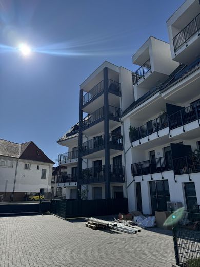 Rückseite des Wohnhauses