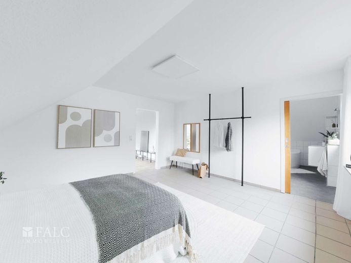 Familienidylle mit Perspektive: Einfamilienhaus mit Potenzial zum Zweifamilienhaus! – Schlafzimmer II
