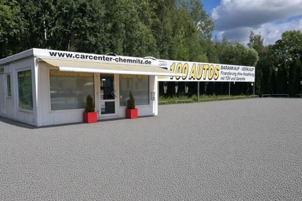 1 400 м² площадки для торговли автомобилями в Хемнице — ПРЕМИАЛЬНОЕ расположение на оживлённой выездной дороге