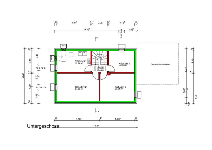 L’architettura incontra la natura – casa in muratura con privacy e un’esperienza abitativa straordinaria – Grundriss UG