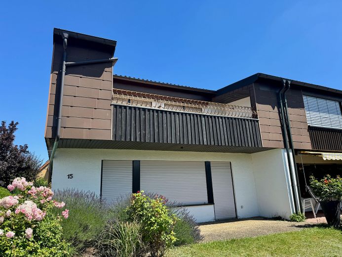 Haus in bester Südlage mit unverbaubarem Ausblick – Ansicht Südseite