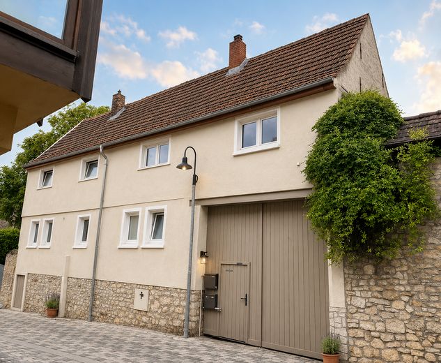 Charmantes Bauernhaus im Ortskern von Bodenheim – Charmante Hofreite in Bodenhei