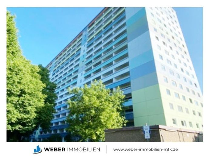 ++ KERNSANIERT in 2023 + 1-Zimmer-Wohnung mit TRAUMhaften Weitblick vom 16. OG – Außenansicht