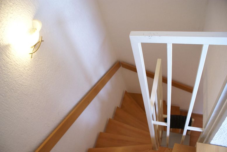 Treppe zum Dachgeschoss