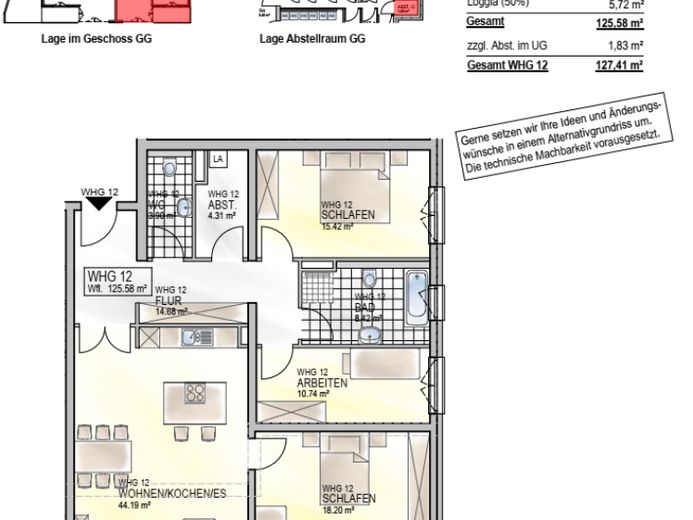 Moderne Wohnung im KFW Energiesparhaus in sehr ruhiger Lage im Grünen – Foto 1