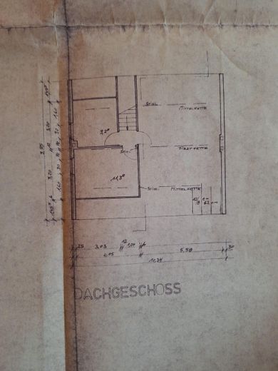 Grundriss Dachgeschoß