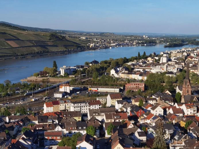 Blick Rhein aufwärts