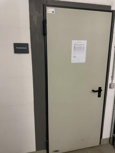 Abschließbarer Trockenraum