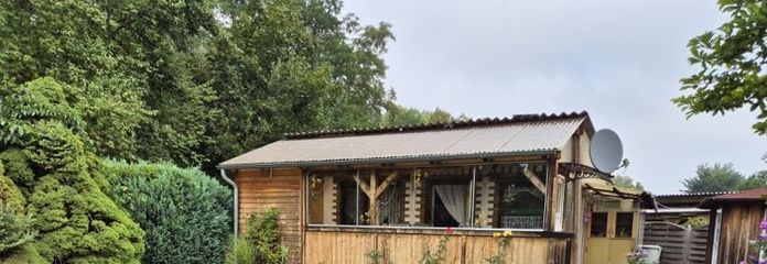 Przytulny bungalow we wspólnocie współwłaścicieli Am Silbersee w Kittlitz