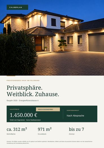 Приватність. Панорамний вид. Дім. Ексклюзивний будинок площею 312 м² із сауною та фотоелектричною установкою – Titelbild
