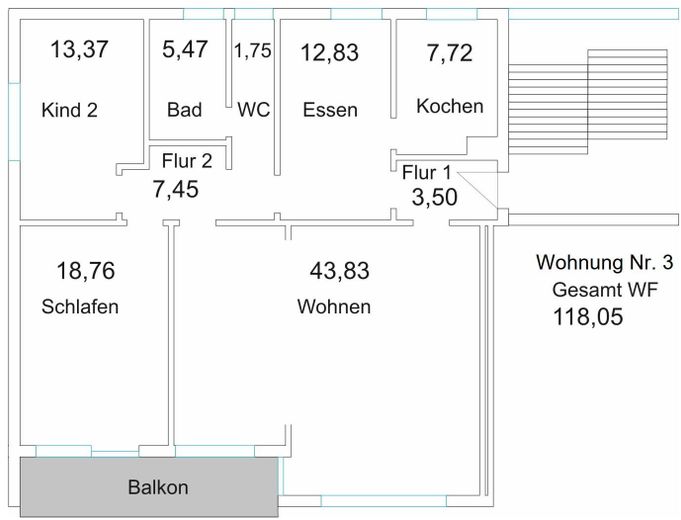 gemütliche 3,5-Zimmer-Wohnung mit Südbalkon in Neu-Ulm (Pfuhl) zu vermieten – Foto 5