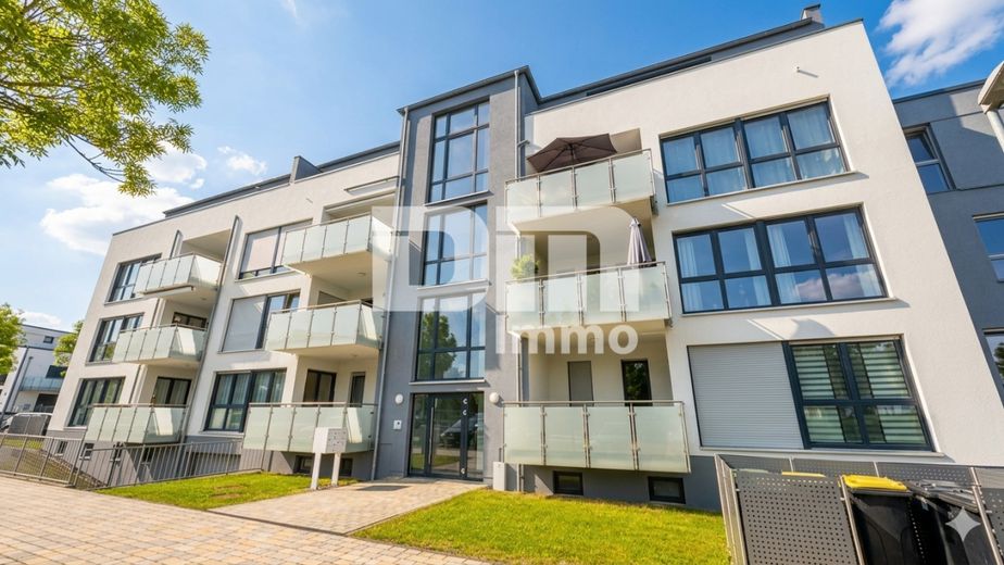Exklusives Penthouse-Juwel mit 360 Grad Panorama-Dachterrasse in Baunatal-Großenritte – Frontansicht Titel