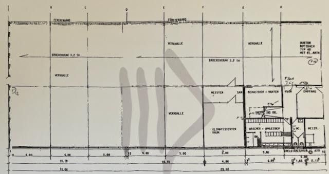 Grundriss Halle EG