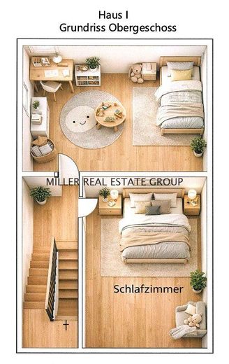 Charmantes Wohnensemble mit zwei Wohneinheiten! – Grundriss Obergeschoss - Haus I