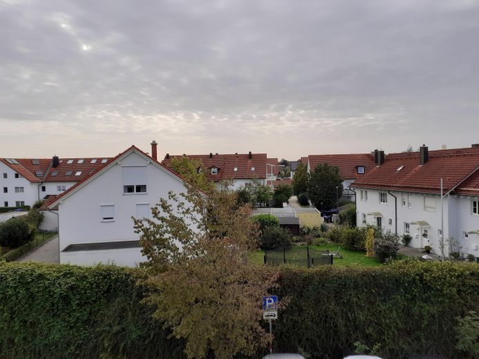 schöne Ausicht zu Wohnbebauung