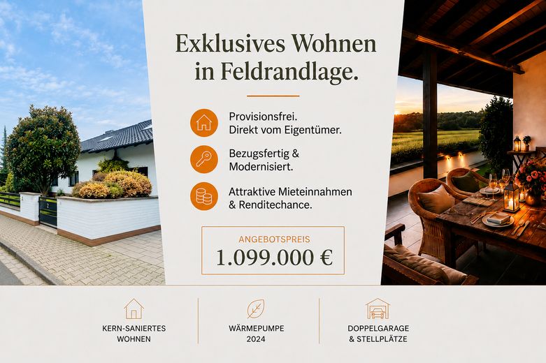 Haus in Traumlage und Top-Zustand. Provisionsfrei! – Hauptvorteile