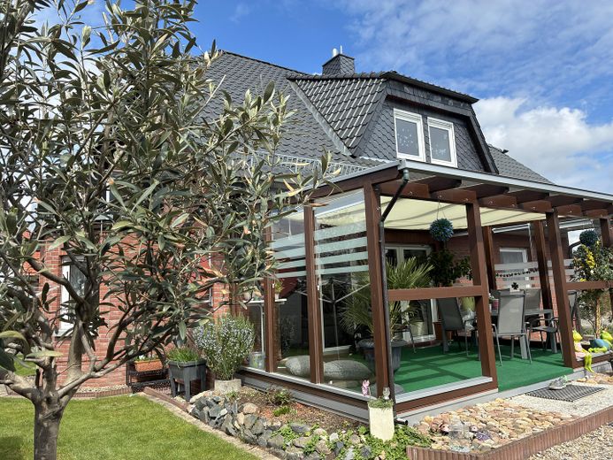 Überdachte Terrasse