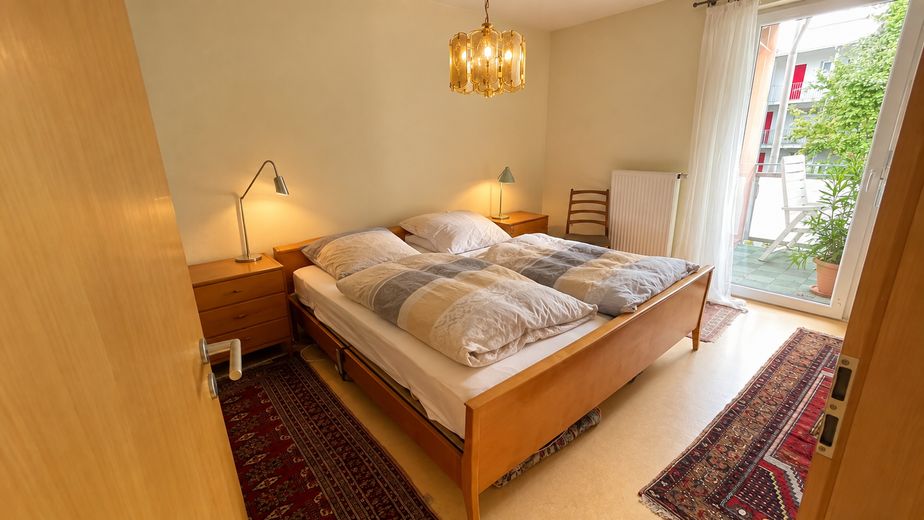 Жильё у курортного парка – Schlafzimmer