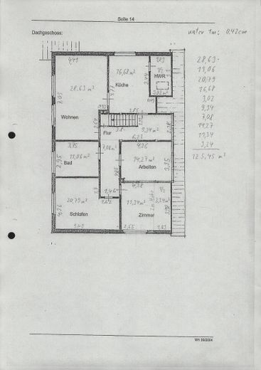 Dachgeschoss - Wohnung