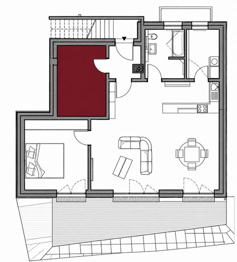 Jasne mieszkanie typu loft z tarasem szuka nowego najemcy – Zdjęcie 16