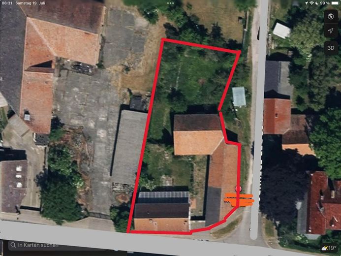 Charmantes Fachwerkhaus mit Nebengelass auf großem Grundstück – Lageplan