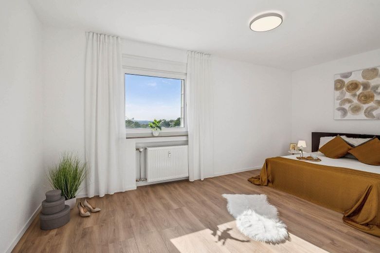 3 ZKB in Saarbrücken bezugsfertig+hell - OHNE Maklerprovision – Schlafzimmer