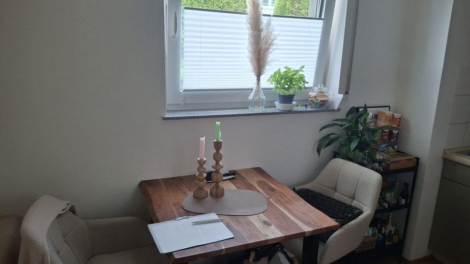 2-Zi. Erdgeschosswohnung in Wiley – Teil des Wohnzimmer