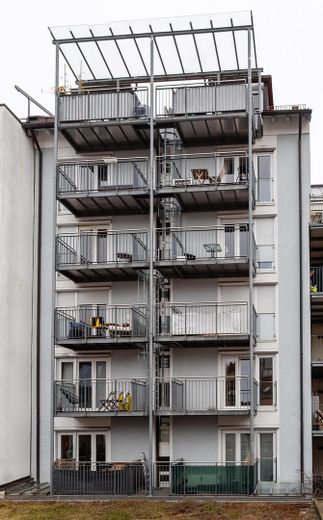 TOP MÜNCHEN-CITY -  MAXVORSTADT – Balkone zum Hof