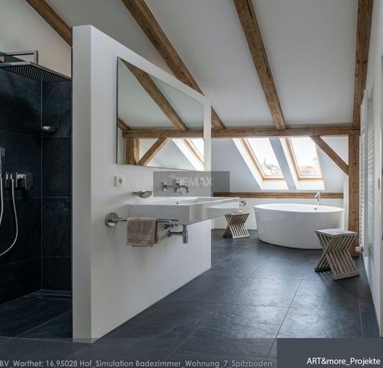 Dachgeschoß-Appartement kernsaniert! – Badezimmer-WHG-7.1
