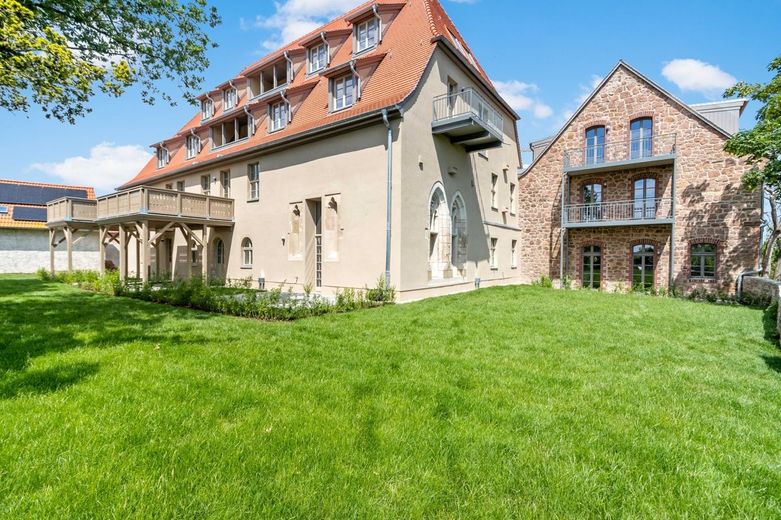 Erstbezug - Modernes Wohnen im historischen Ambiente (P3) – Gartenaufnahme