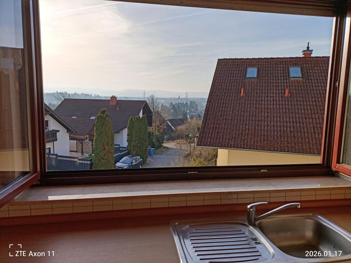 Blick aus Küchenfenster Süd