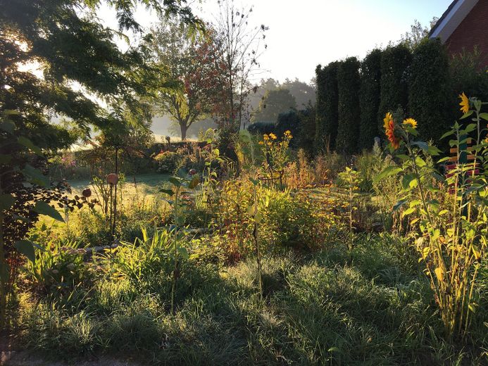 Sueño de arquitecto completamente rehabilitado energéticamente – Aussicht Garten 