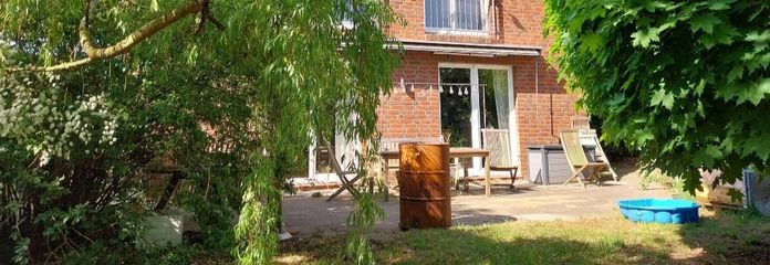 Rückansicht vom Garten