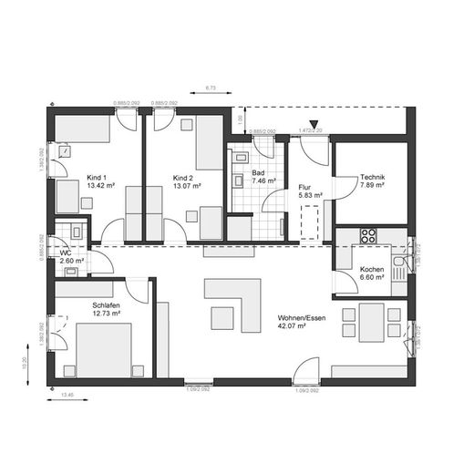 Dein Zuhause, so individuell wie du. – Grundriss EG