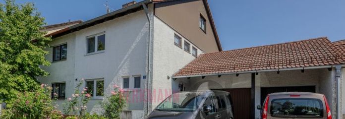 Platz für die ganze Familie, geräumige Doppelhaushälfte mit Garten und Garage in ländlicher Umgebung