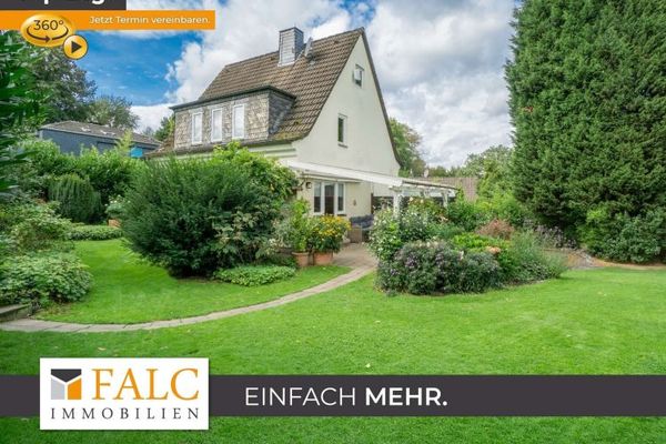 Essen-Kettwig: Einfamilienhaus mit großem Garten und viel Privatsphäre