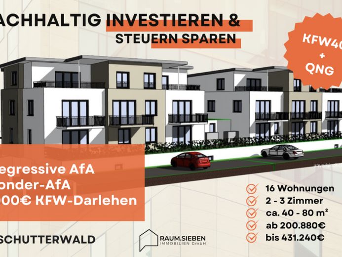 W2.7 * KfW40 + QNG = degressive AfA + Sonder-AfA + KFW-Förderdarlehen = positiver Cashflow – Foto 1