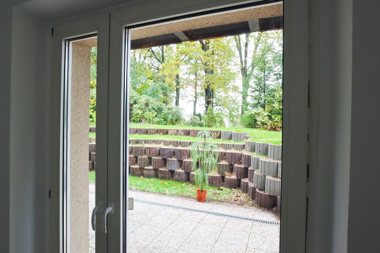 Haus am See - Große Terrasse - Bootssteeg – Ausblick Wohnzimmer
