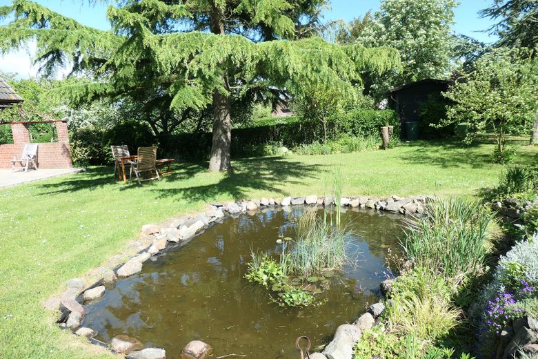 Garten mit Teich