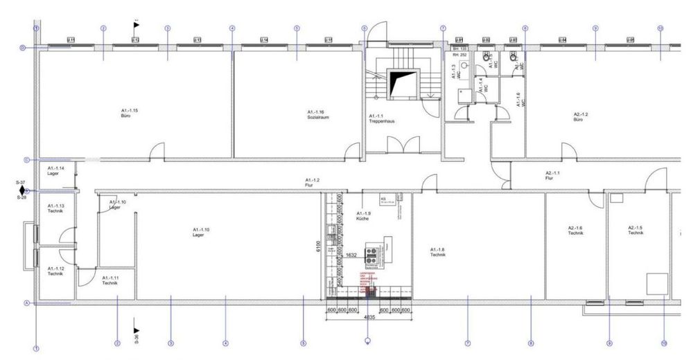 Grundrissplan ST links