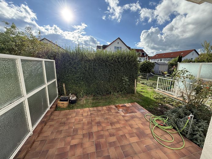 Casa a schiera ristrutturata con finiture di pregio in affitto a Mindelheim – Terrasse