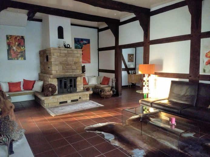 Bauernhausperle von 1750 Mitte der 80iger komplett saniert – Wohnzimmer /Deele