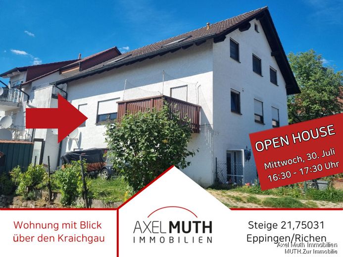 Südansicht mit Balkon