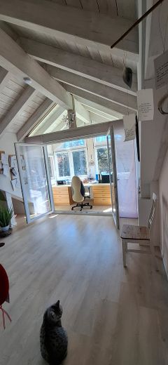 Exklusive, sonnige, aussergewöhnliche 5 Zimmer Dachgeschosswohnung am Waldrand – Schlafzimmer / Wintergarten