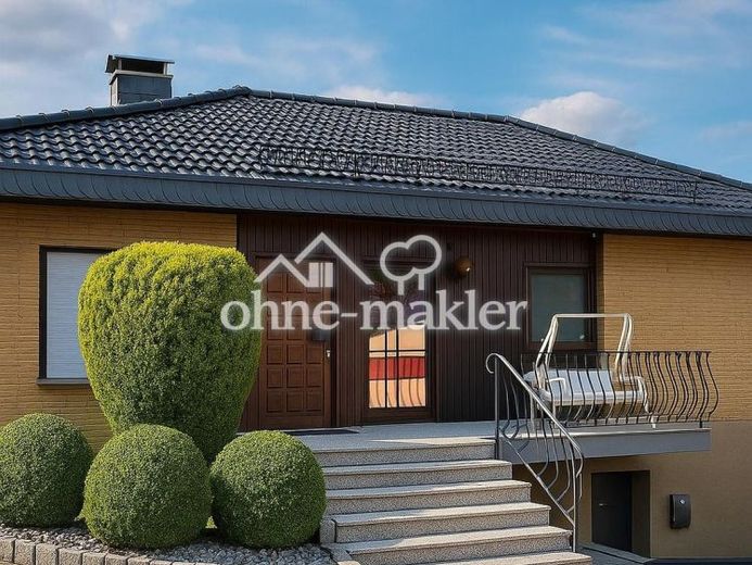 Modernisierter Bungalow mit Einliegerwohnung, 2 Garagen und 745 m² Grundstück in Werdohl-Kleinhammer – फोटो 1