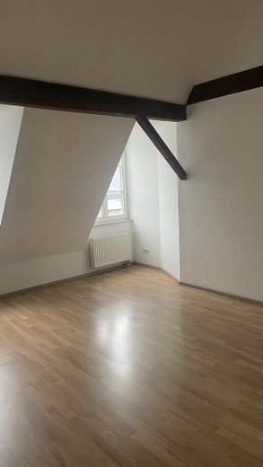 Wohnung im Technologiehof Burg Haus Sülz – Schlafzimmer Dachgeschoss